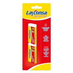 LAYCONSA - Borrador Grande Blanco Empaque 2 Und