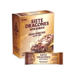 SIETE DRAGONES - Barra Castaña y Moca Caja 5 Und