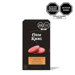 OTTO KUNZ - Mini Hamburguesa Parrillera 12 Unidades Empaque 600 g