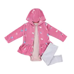 REDWOOD - Conjunto Sudadera 3 Piezas Bebé Niña