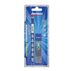ARTESCO - Portaminas 2mm Superpunta 2B + Minas