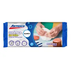 ARTESCO - Cerámica En Frío En Barra Color Blanco Envase 250 g