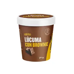 POSTRELADO - Helado Lúcuma Brownie Pote 473 mL