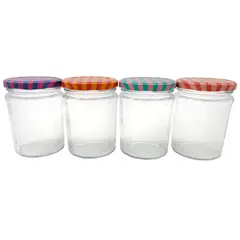 PRECIO UNO - Set Frascos Conserveros 4 Piezas