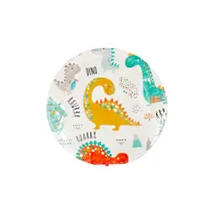CASA JOVEN - SET 12 PLATOS CARTON DINO PAPER PLATE