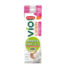 LAIVE - Bebida de Almendra Sin Endulzar Pack 2 Cajas 946 mL