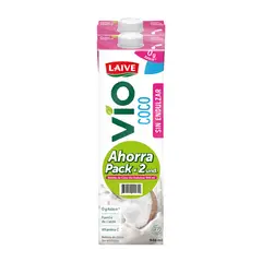 LAIVE - Bebida de Coco Sin Endulzar Pack 2 Cajas 946 mL
