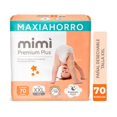 MIMI - Pañal Premium Plus Maxiahorro XXl Pack 70 Unidades