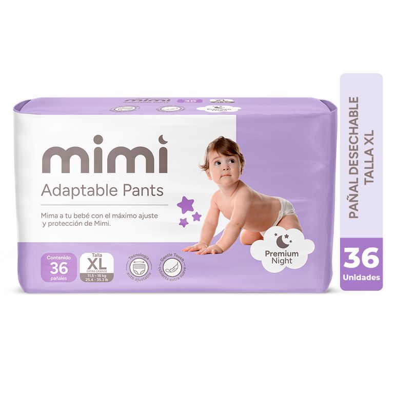 Pañal Adaptable Xl Pack 36 Unidades