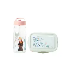 DISNEY - Táper Hermético Y Botella Frozen