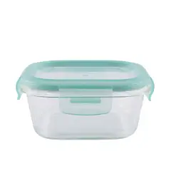 CASA JOVEN - Hermético Vidrio Cuadrado Aloe 530 mL