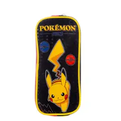 POKEMON - Cartuchera Pokemón Pikachu Negro