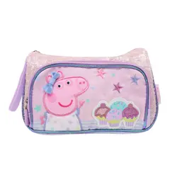 PEPPA PIG - Cartuchera Color Lila