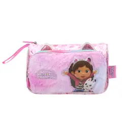 GENERICO - Cartuchera Gabbys Dollhouse Color Rosa