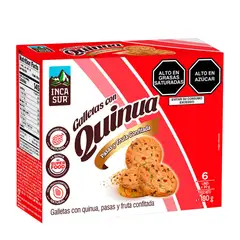 INCASUR - Galleta Fruta Confitada Sixpack 180 g