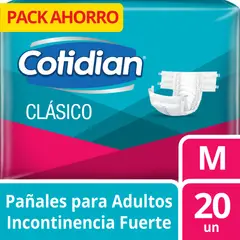 COTIDIAN - Pañales Clásico Talla M Empaque 20 Und