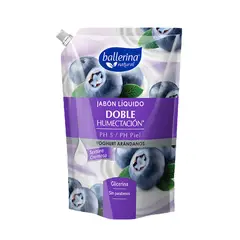 BALLERINA - Jabón Líquido Yoghurt Arándano Doypack 750 mL