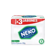 NEKO - Jabón Extra Protección Pack 3 Empaques 110 g