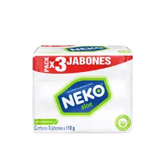 NEKO - Jabón Aloe Empaque 3 Und