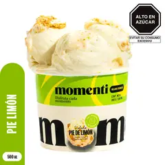 undefined - Helado Momenti Pie de Limón Pote 500 mL