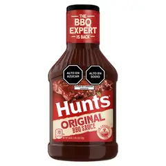 WISHBONE - Salsa BBQ Original Hunts Botella 510 g