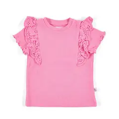 REDWOOD - Polo Rib Ruffle Bebé Niña