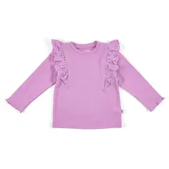 REDWOOD - Polo Rib Ruffle Bebé Niña