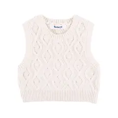 REDWOOD - Chaleco Tejido Boho Bebé Niña