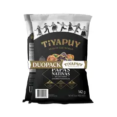 TIYAPUY - Snack Papa Mixta y Camote Bolsa 284 g