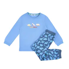 REDWOOD - WEB PIJAMA FRANELA NO LT BLUE  INDIGO 2