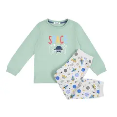 REDWOOD - WEB PIJAMA FRANELA NO LT BLUE  INDIGO 2