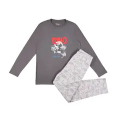 REDWOOD - WEB PIJAMA FRANELA TO IRON  GREY ML 12