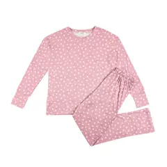 REDWOOD - Pijama Larga Tejida Mujer