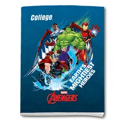 COLLEGE - Cuaderno Deluxe Cuadriculado Marvel 80 Hojas