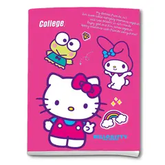 COLLEGE - Cuaderno Deluxe Triple Renglón Hello Kitty y Amigos