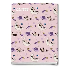COLLEGE - Cuaderno Deluxe Triple Renglón Minnie