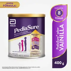 PEDIASURE - Complemento Alimenticio Infantil Vainilla Lata 400 g