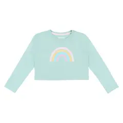 REDWOOD - Polo Crop Estampado Niña