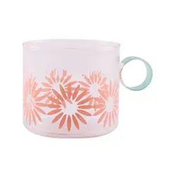 CASA JOVEN - Taza Mug de Vidrio Anis Estrella Rosa