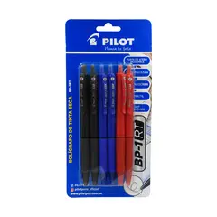 PILOT - Bolígrafo BP-1 RT Blíster 6 Und