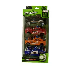 SHEN HUA - SET CARRO POLICIA 4PCS