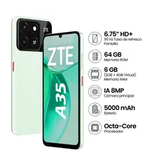 ZTE - Smartphone A35 2Gb 64Gb Verde