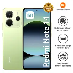 XIAOMI - Smartphones Note 14 Lime Green 8Gb 256Gb
