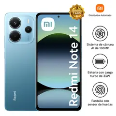 XIAOMI - Smartphones Note 14 Ocean Blue 8Gb 256Gb