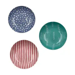 CASA JOVEN - Set x 3 Mini Platitos Amor y Café