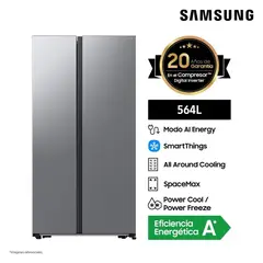 SAMSUNG - Refrigeradora All Around Cooling 564Lt Plata RS57DG4000M9/PE