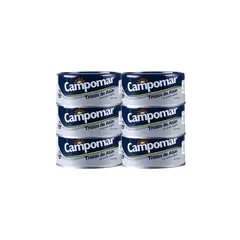 CAMPOMAR - Trozos de Atún en Aceite Sixpack Lata 150 g