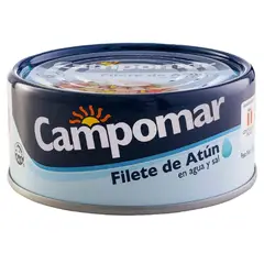 CAMPOMAR - Filete de Atún en Agua y Sal Lata 150 g