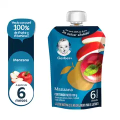 GERBER - Colado De Manzana Empaque 100 g