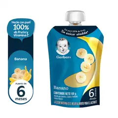 GERBER - Colado De Banana Empaque 100 g
